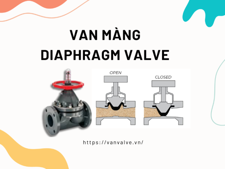Van màng Diaphragm Valve là gì | Cấu tạo, phân loại và lưu ý