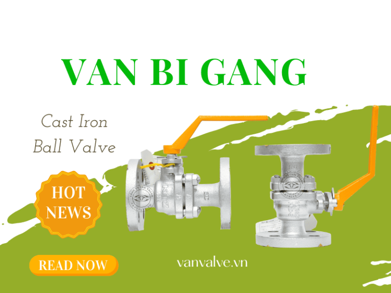 Van bi gang Cast Iron Ball Valve DN 50 100 tay gạt giá tốt